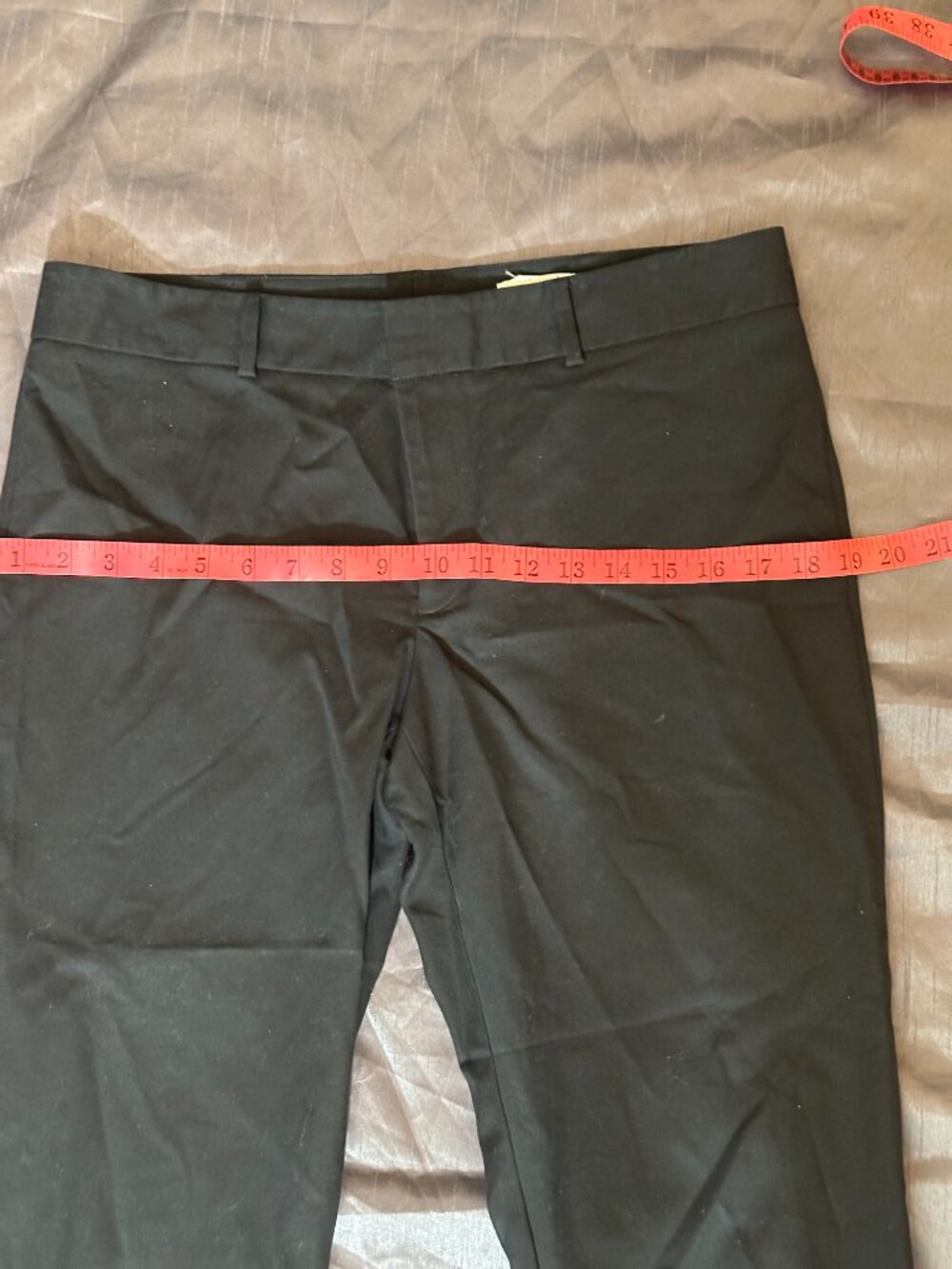 ESCADA Black Wool Casual Pants Women's Size 46 - Picture 14 of 15